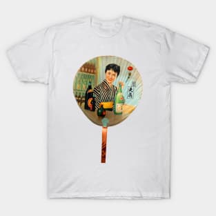 Antique Retro Japanese Fan T-Shirt